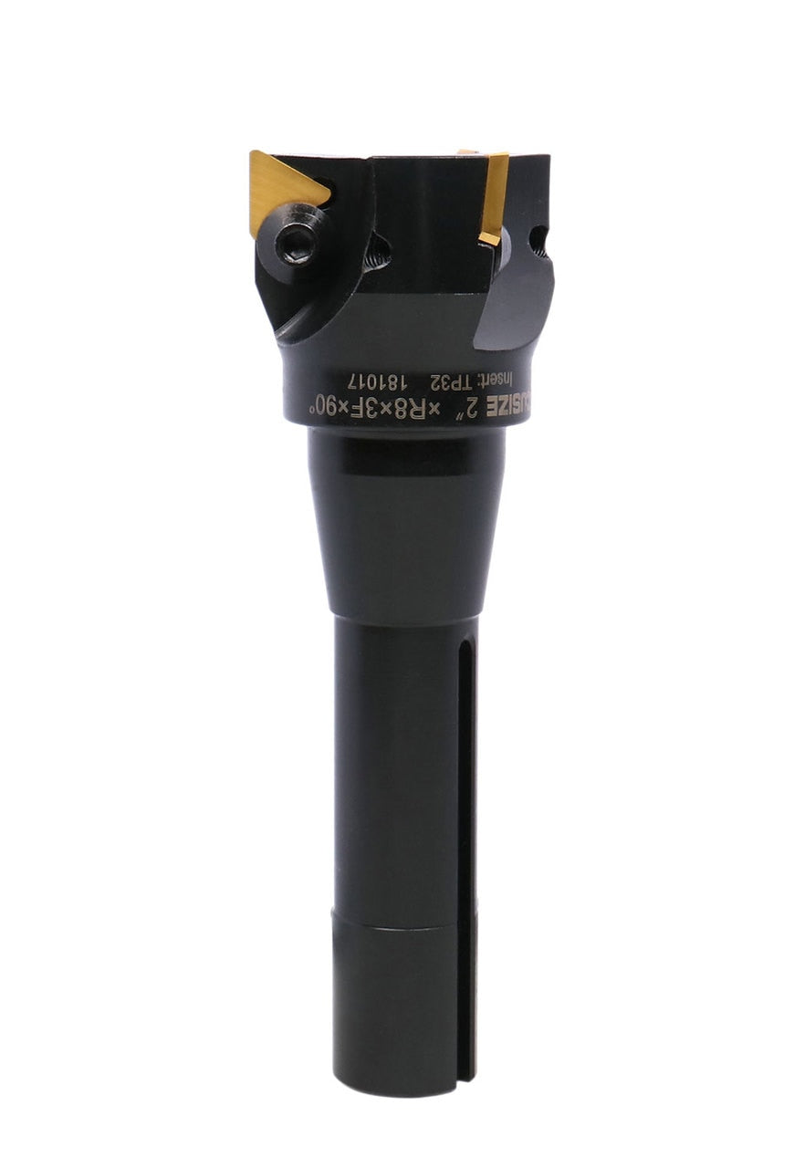 R8 Shank Carbide Indexable End Mill