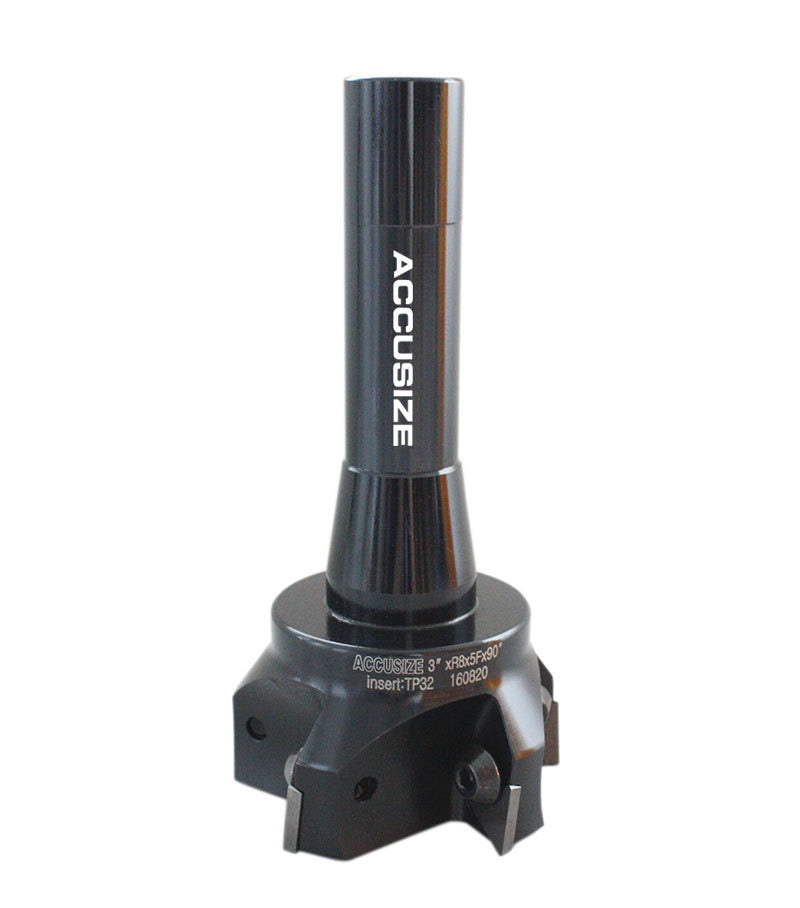 R8 Shank Carbide Indexable End Mill