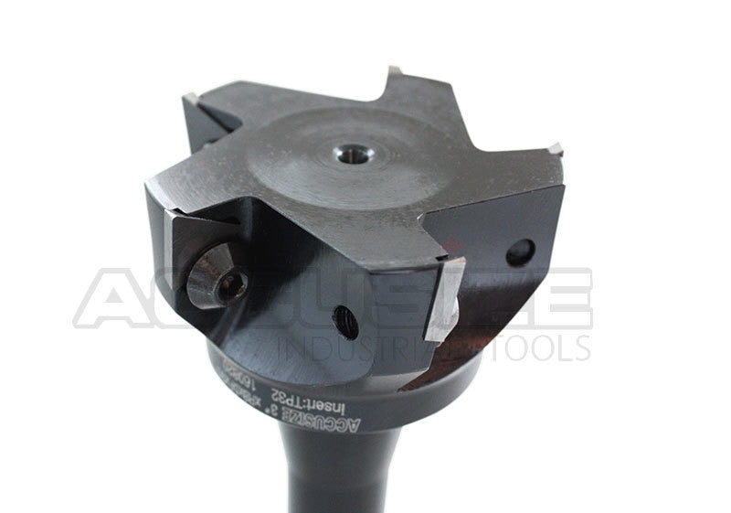 R8 Shank Carbide Indexable End Mill