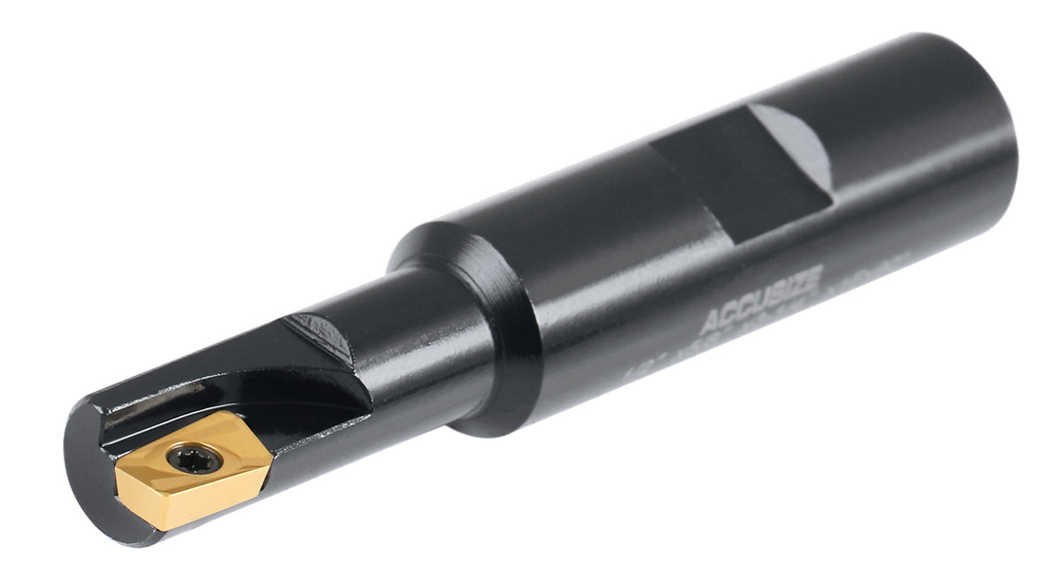 1/2'' 90 Deg Square Shoulder Indexable End Mill with Carbide Apkt11T3 Inserts, 0056-0913