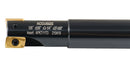 5/8'' 90 Deg Square Shoulder Indexable End Mill with 3-1/4'' Oal, Apkt11t3 Carbide Inserts, 2 Flute, 0056-0916