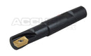 1/2" 90 Deg Square Shoulder Indexable End Mill plus 11 APKT11T308 Carbide Inserts,