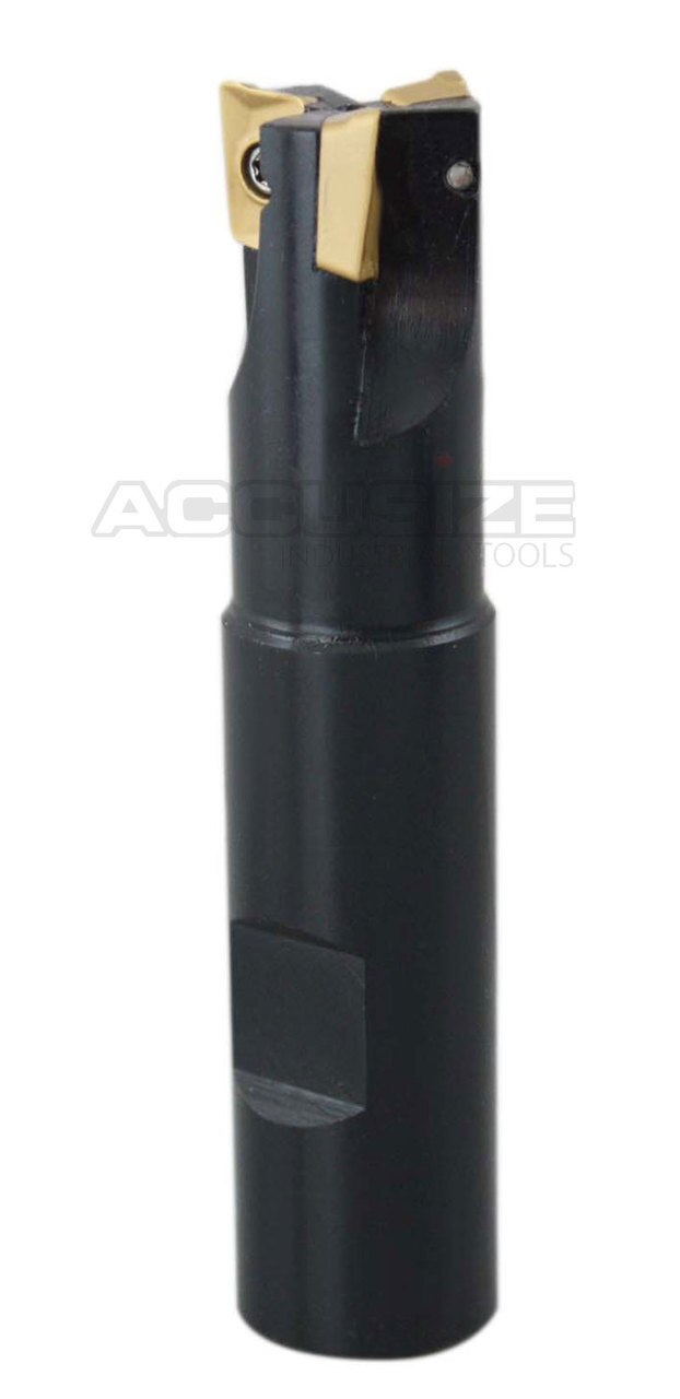 3/4" 90 Deg Square Shoulder Indexable End Mill plus 13 APKT11T308 Carbide Inserts, #0056-0917+0056-1130