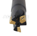 3/4" 90 Deg Square Shoulder Indexable End Mill plus 13 APKT11T308 Carbide Inserts,