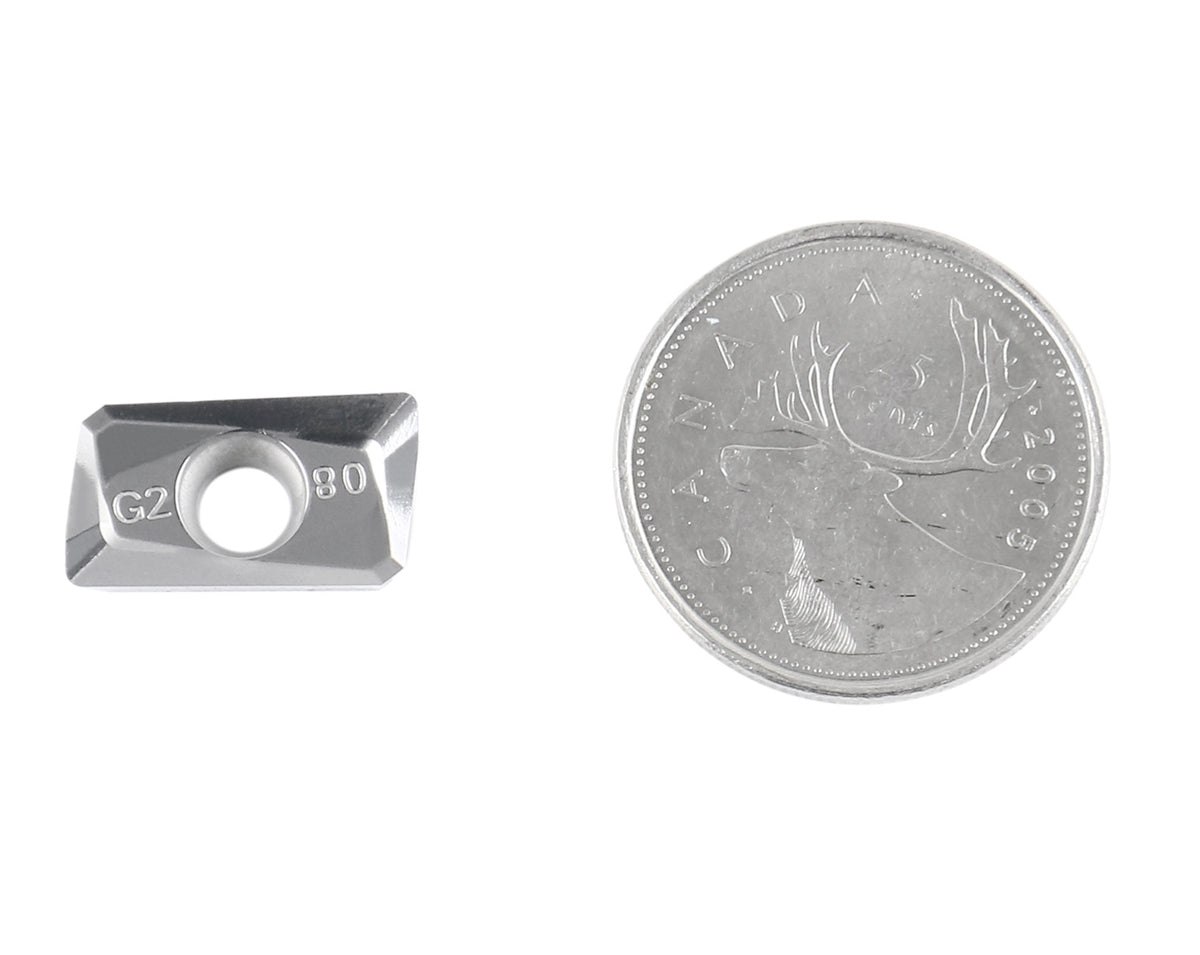 APKT LH Carbide Insert for Cutting Aluminum, K10, 10pcs/set