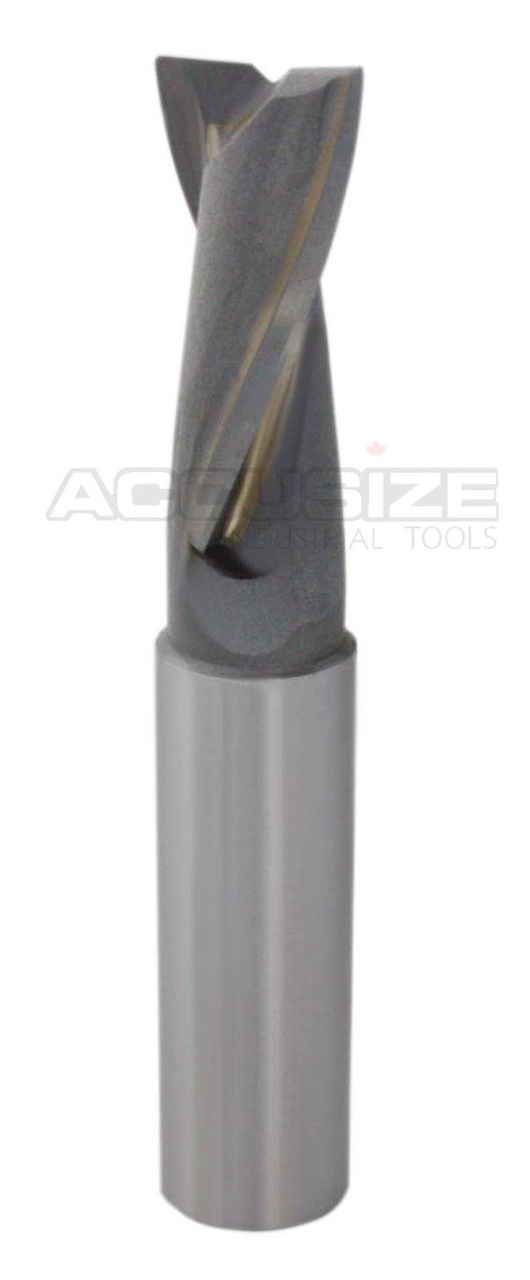 2 Flute Carbide Tipped End Mills for Aluminum, Center cutting