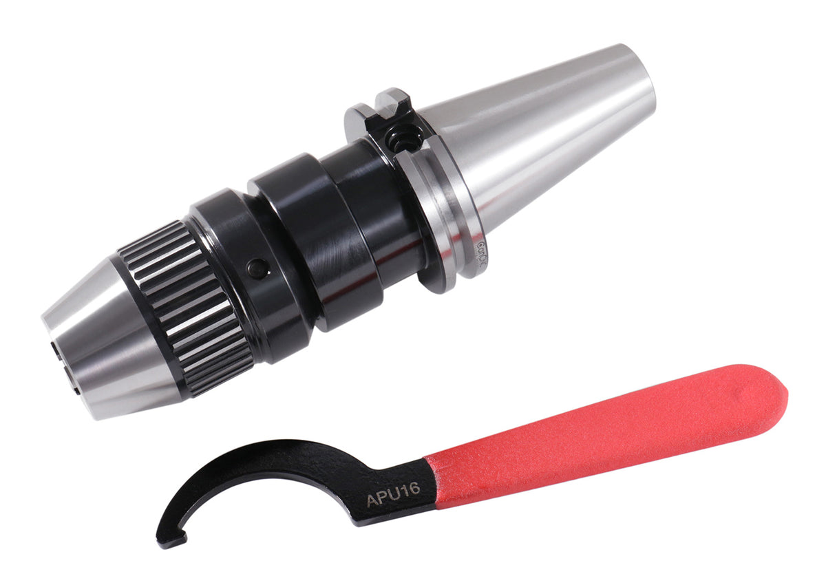 0-5/8'' Cat40 Cnc Integral Keyless Drill Chuck, 0222-0892