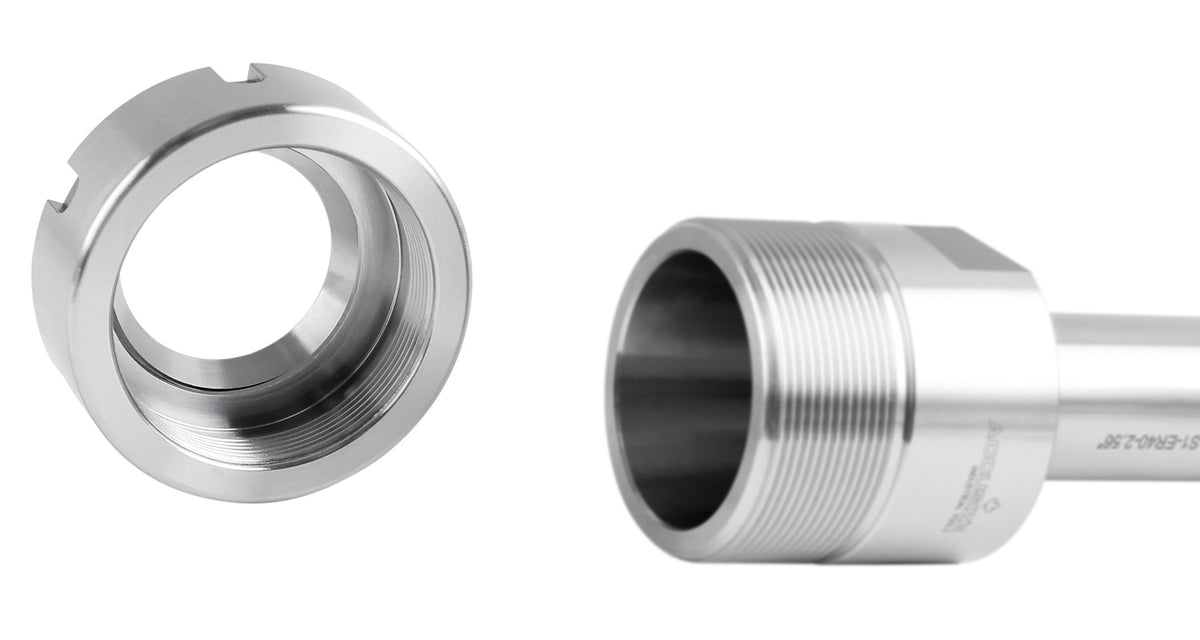 Mandrin à pince hexagonale ER16 à tige droite 3/4", fabriqué en acier allié de haute qualité, trempé selon HRC 56-60
