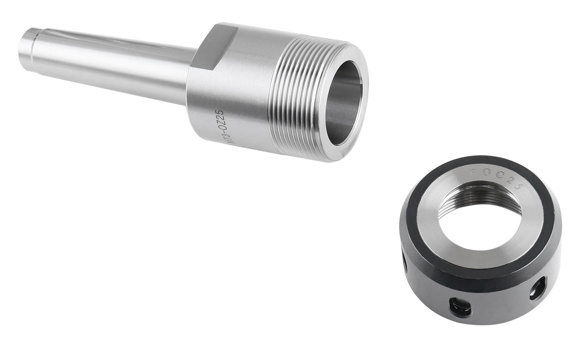 MT3-OZ25 Collet Set 15 Piece Set, 1/8 to 1 inch, 1 Morse Taper #3 Collet Chuck, 1 Spanner Wrench, 0223-0364