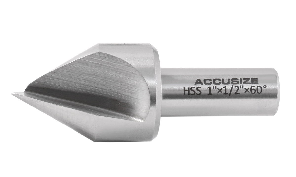 60 Degrees 9 Pc Single Flute H.S.S. Countersink Set, Ground, 0245-0021
