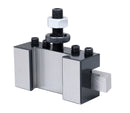 Ensemble de 4 poteaux à changement rapide de type coin pour tour balançoire 6" - 12" avec mèche de tour carré M35 1/2", 0251-0155
