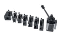 Accusize Industrial Tools 13-18 in Wedge Type Quick Change Tool Post (USA Style) 8 pc CXA, 0251-0338