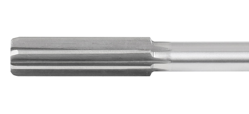 15.0 mm H.S.S. M2 Straight Shank Straight Flute Chucking Reamers, Right Hand, Shank Dia 11 mm, 6 Flute, 8'' Oal, 0400-5150