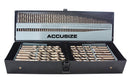 M35 HSS+5% Cobalt Premium 115 Pcs Drill Set 3-in-1, 135 deg split point, 1/16-1/2" +