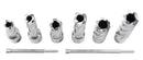 Slugger Cutter Set, 9/16", 11/13", & 13/16" Cut Dia, 1" & 2" Cut Depth, 3/4" Weldon Shank, 2 Pilot Pins, 8 Pcs, 0519-0002