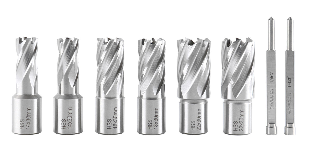 Slugger Cutter Set 14, 18, 22mm Cutting Dia; 30mm Cutting Depth, 0519-0030