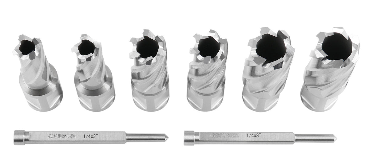 Slugger Cutter Set 14, 18, 22mm Cutting Dia; 30mm Cutting Depth, 0519-0030