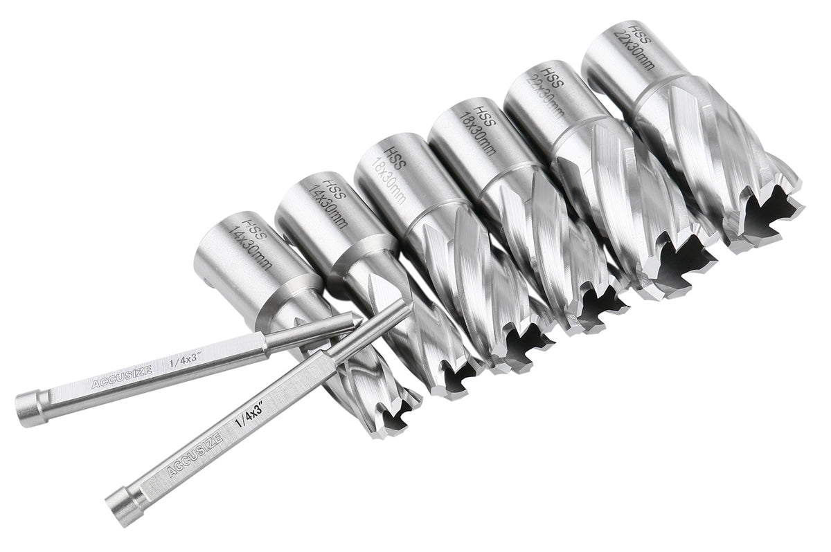Slugger Cutter Set 14, 18, 22mm Cutting Dia; 30mm Cutting Depth, 0519-0030