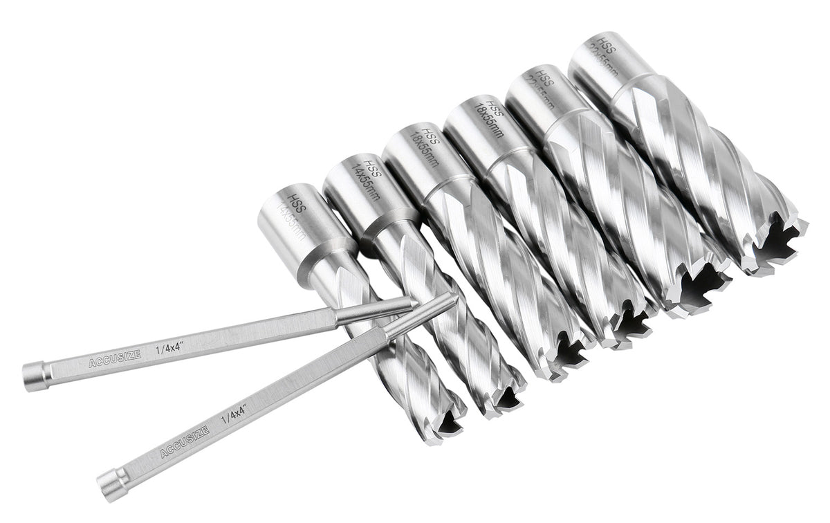 Slugger Cutter Set 14, 18, 22mm Cutting Dia; 55mm Cutting Depth, 0519-0055