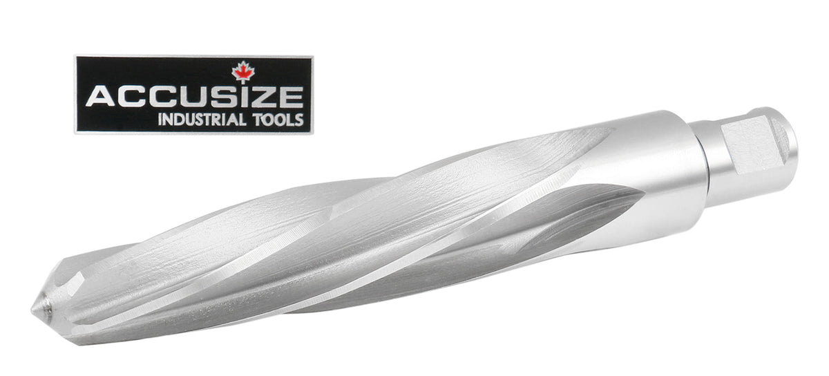 1-1/16'' H.S.S. Aligning Reamer with 3/4'' / 0.75'' Weldon Shank, Spiral Flute, 0521-1716