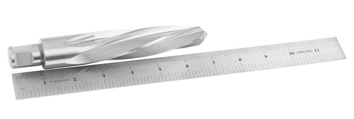 1-1/16'' H.S.S. Aligning Reamer with 3/4'' / 0.75'' Weldon Shank, Spiral Flute, 0521-1716