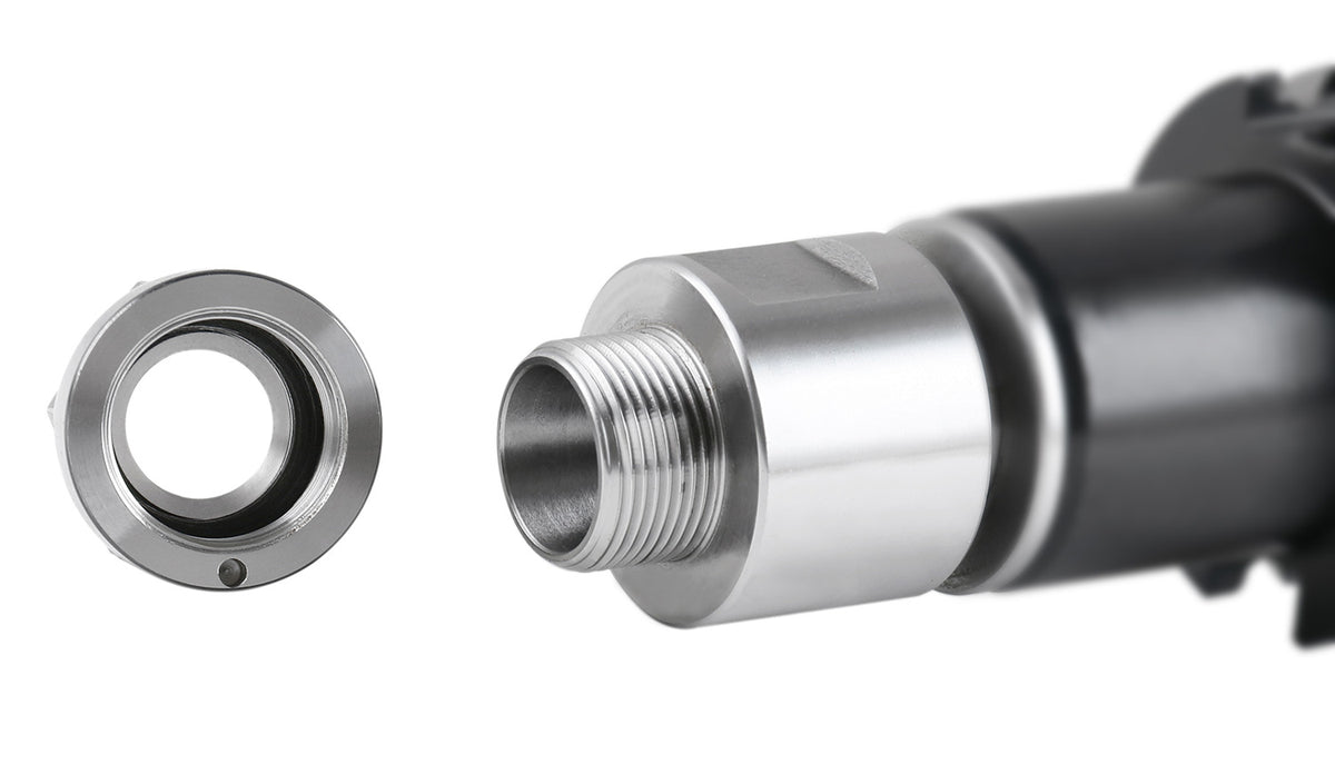 Cat40 to Er20 Premium Floating Tap Collet Chuck, 5/8'' to 11 Rear Thread, 0537-5984