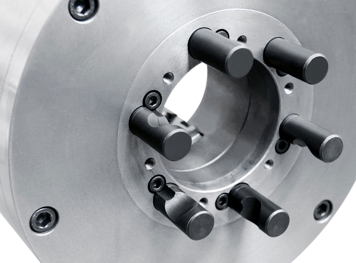 Two-Piece Reversible Jaws 3-Jaw Lathe Chucks, Direct Mount