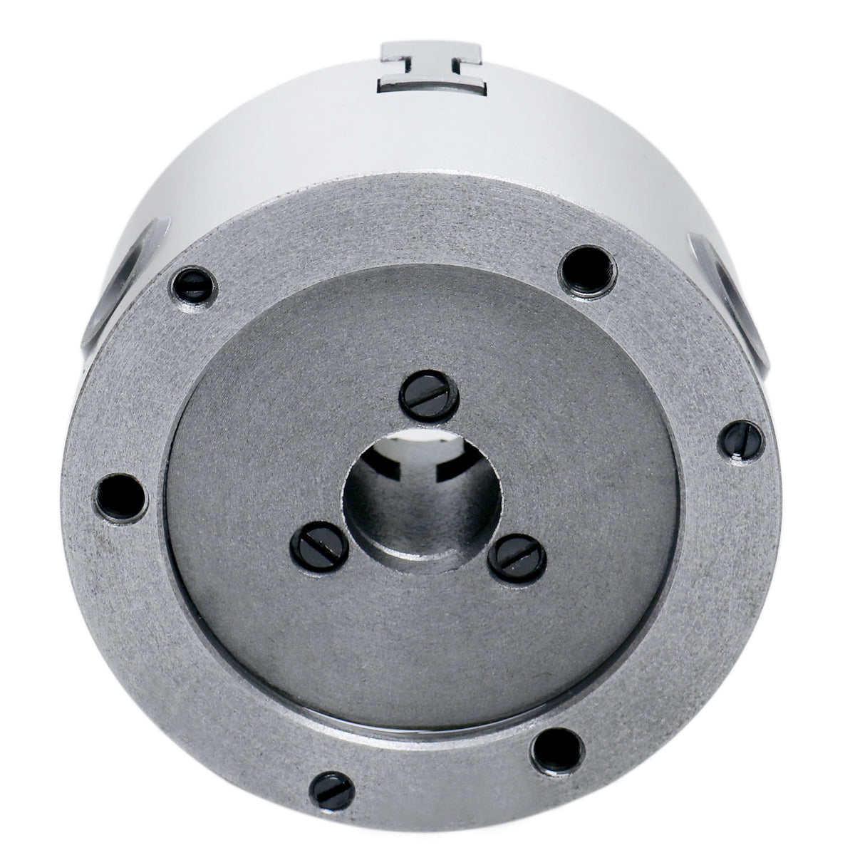 4''/100 mm 3-Jaw Chuck, Plain Back, 0.866'' Center Hole, 0559-0111