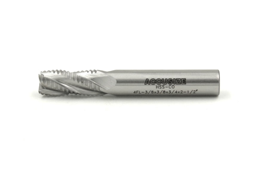 Fraises d'extrémité d'ébauche M42 -8% Cobalt, Dent standard