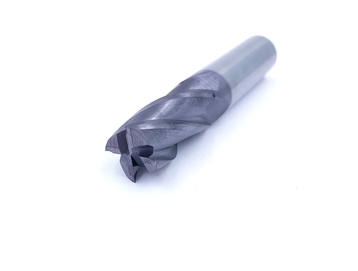 4 Flute Single End Solid Carbide End Mills