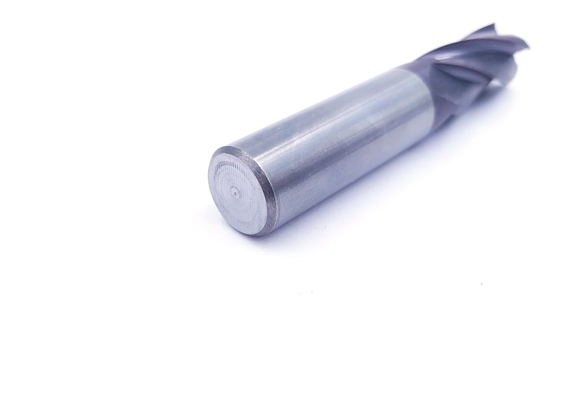 4 Flute Single End Solid Carbide End Mills