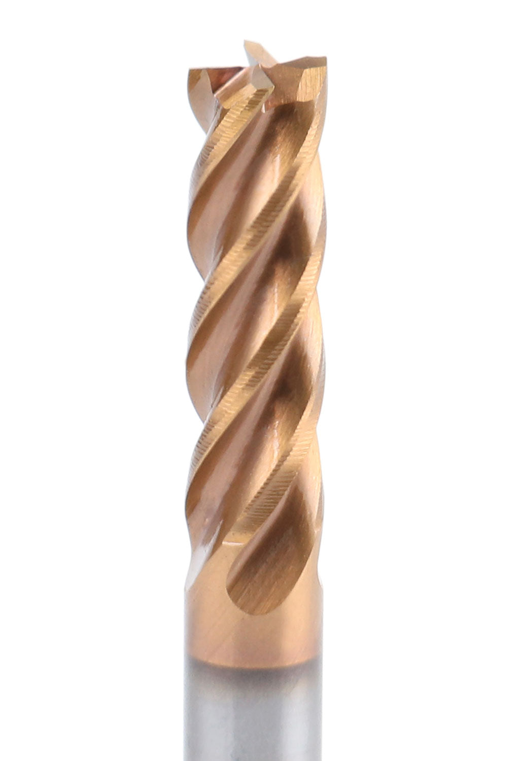 3/16'' 4 Flute, 3/16 by 3/16 by 5/8 by 2'' Tialn Coating Micrograin Solid Carbide End Mill, 1006-0316
