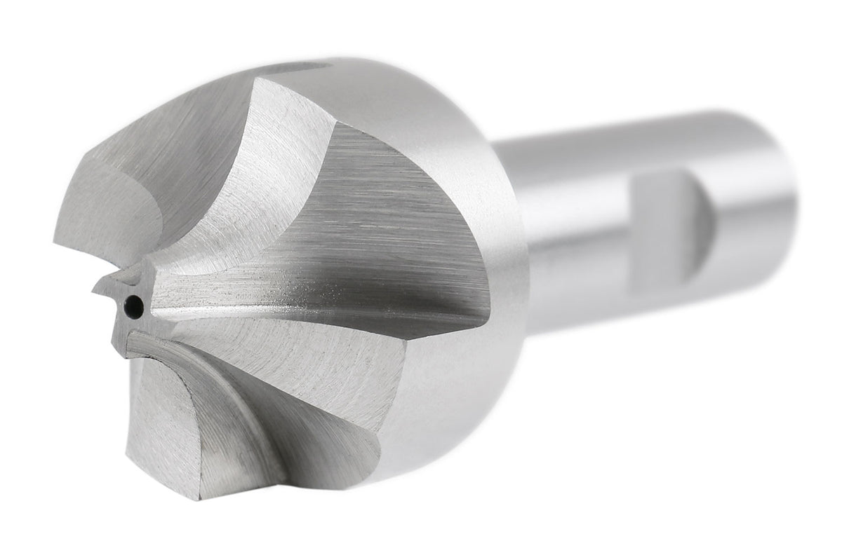 Accusize''dustrial Tools 1/2'', H.S.S. Corner Rounding End Mills, 3/4'', Shank Dia, 1-1/2'' Cutter Dia, 3-7/8'' Overall Length, 1011-1234