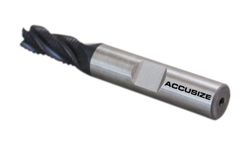 Standard Tooth, TiAlN Coated, M42-8% Cobalt Roughing End Mills