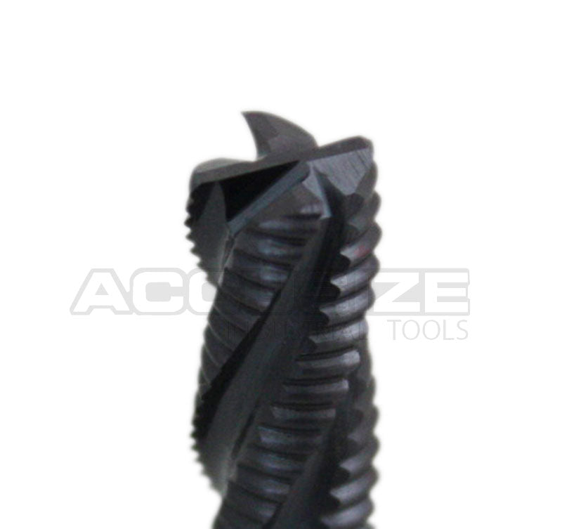 Standard Tooth, TiAlN Coated, M42-8% Cobalt Roughing End Mills
