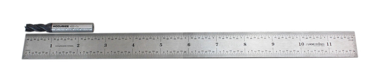 Standard Tooth, TiAlN Coated, M42-8% Cobalt Roughing End Mills
