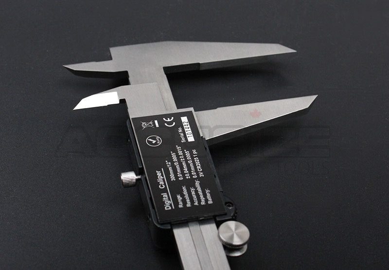 Full Screen LCD Electronic Digital Caliper, Metric/Inch/Fractional