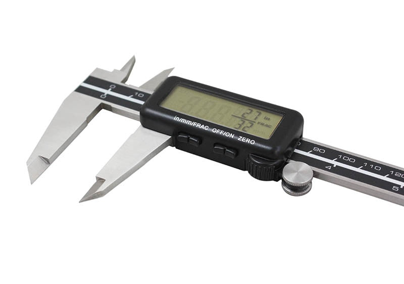 Full Screen LCD Electronic Digital Caliper, Metric/Inch/Fractional