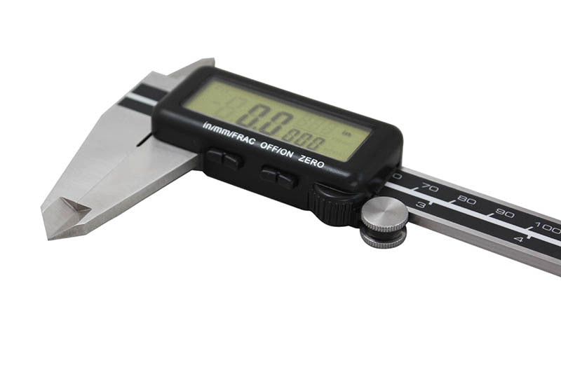 Full Screen LCD Electronic Digital Caliper, Metric/Inch/Fractional
