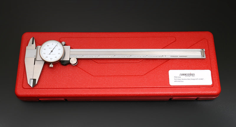 Dial Caliper, Stainless Steel, Inch.
