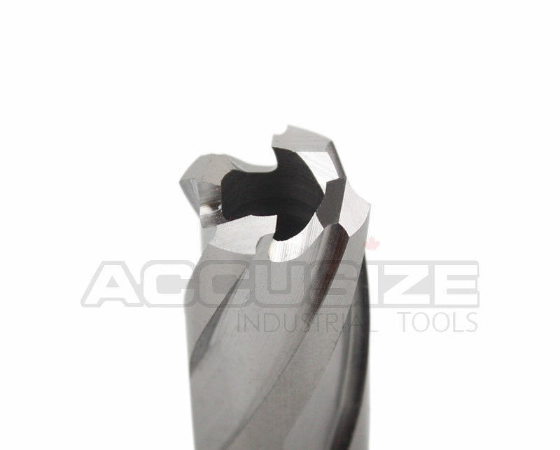 HSS Annular Cutter with Nitto One Touch Shank, CBN Ground, Cutting depth 1"