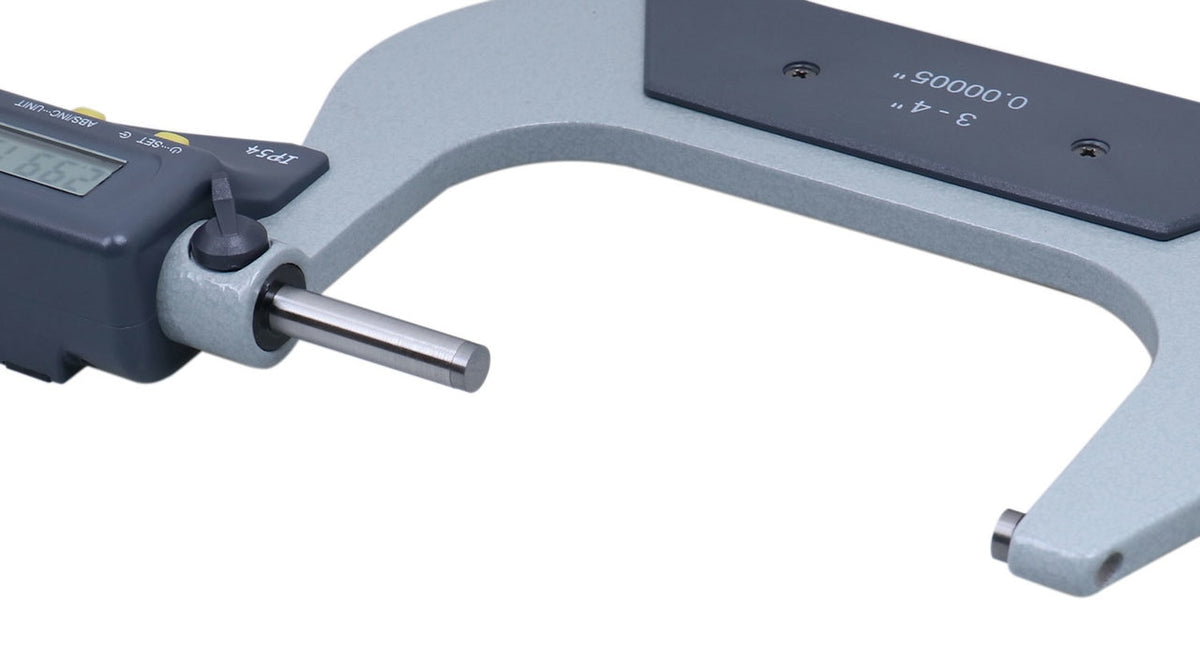 Micromètres numériques électroniques à 2 touches, IP54, type à coudre à cliquet