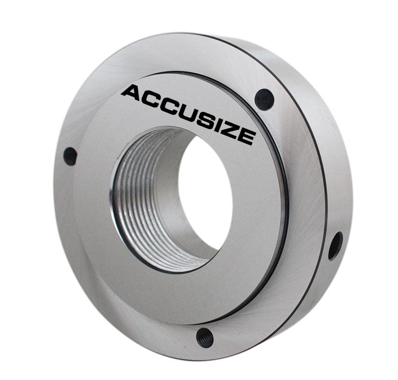 5" Semi Finished Threaded Back Plate for 5C Collet Chuck