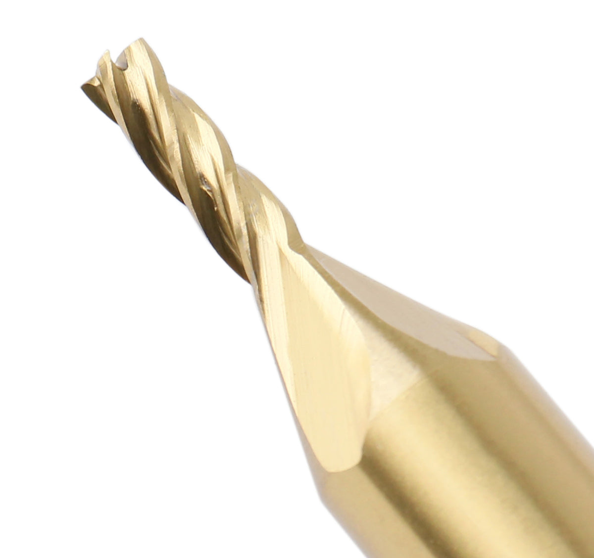 H.S.S. End Mills, TIN Coated, 4 Flute