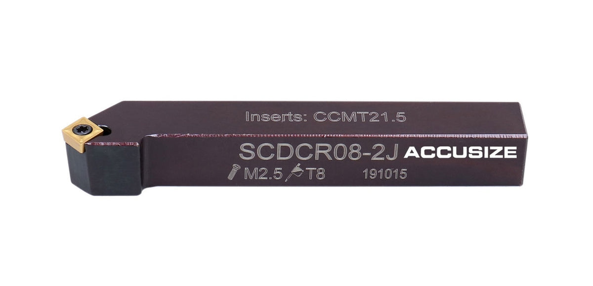 1/2" 9 pièces/jeu, outils de tournage en carbure indexables et barre d'alésage, 2988-0012