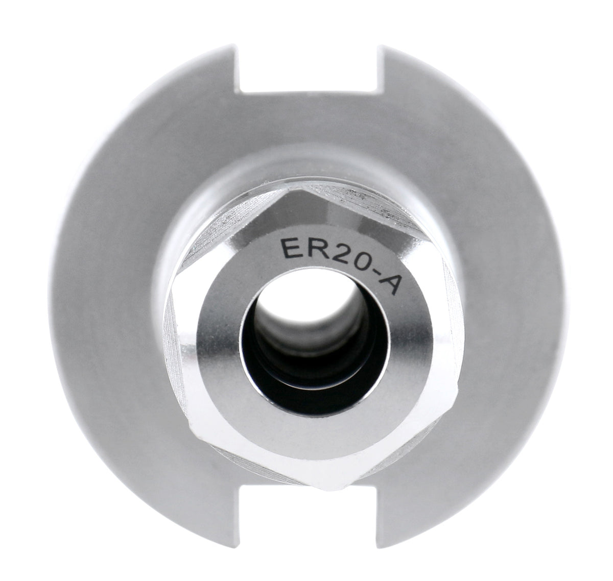 Cat40 V-Flange Collet Chuck for Er20 Collets, Draw Bar Thread 5/8-11'', 8000 RPM, with A Projection Length 4'', 1601-0030