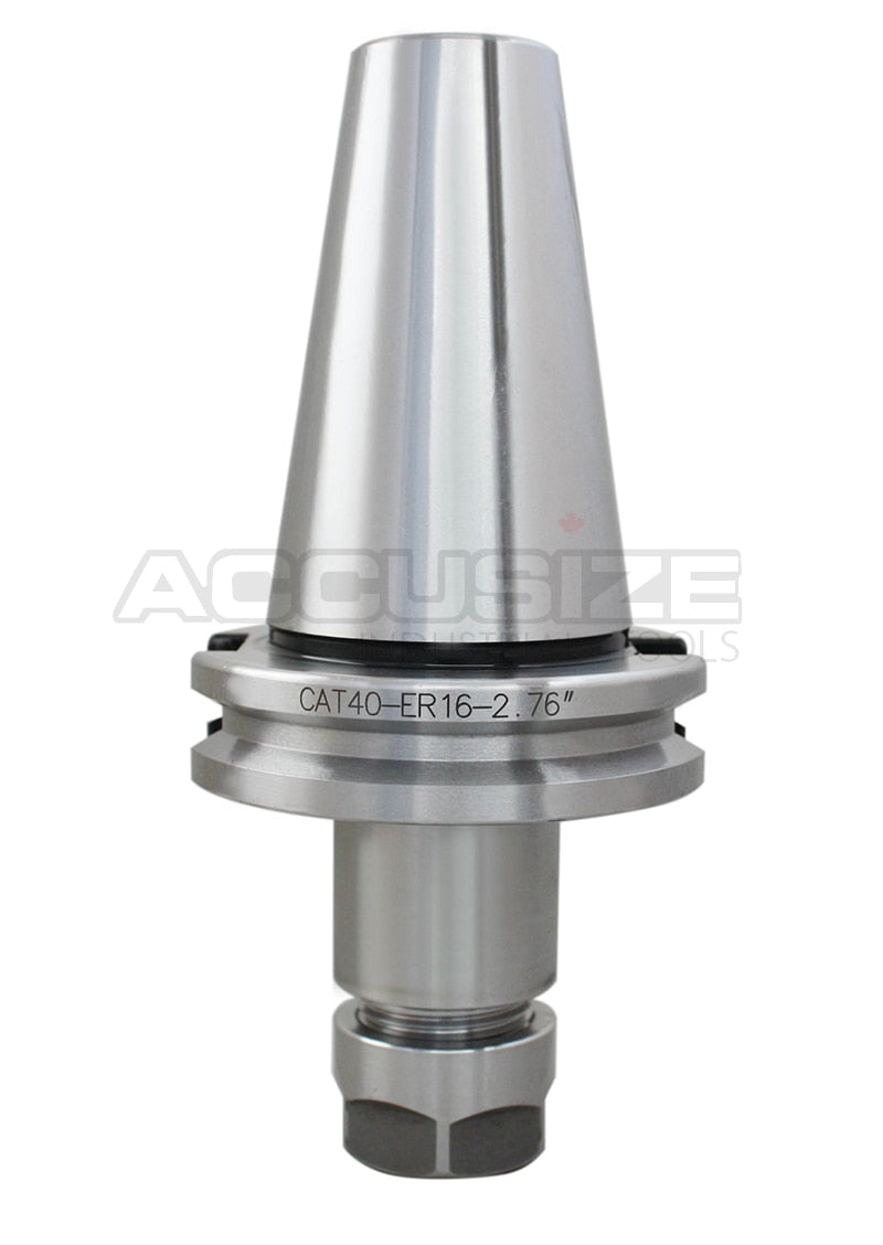 CAT40-ER16 2.76" Collet Chuck & ER16 10ps/set Metric Collet Set, Range: 1.0- 10.0mm
