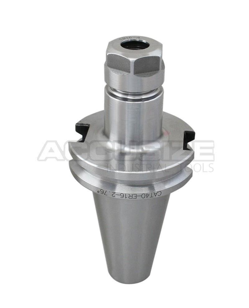 CAT40-ER16 2.76" Collet Chuck & ER16 10ps/set Metric Collet Set, Range: 1.0- 10.0mm
