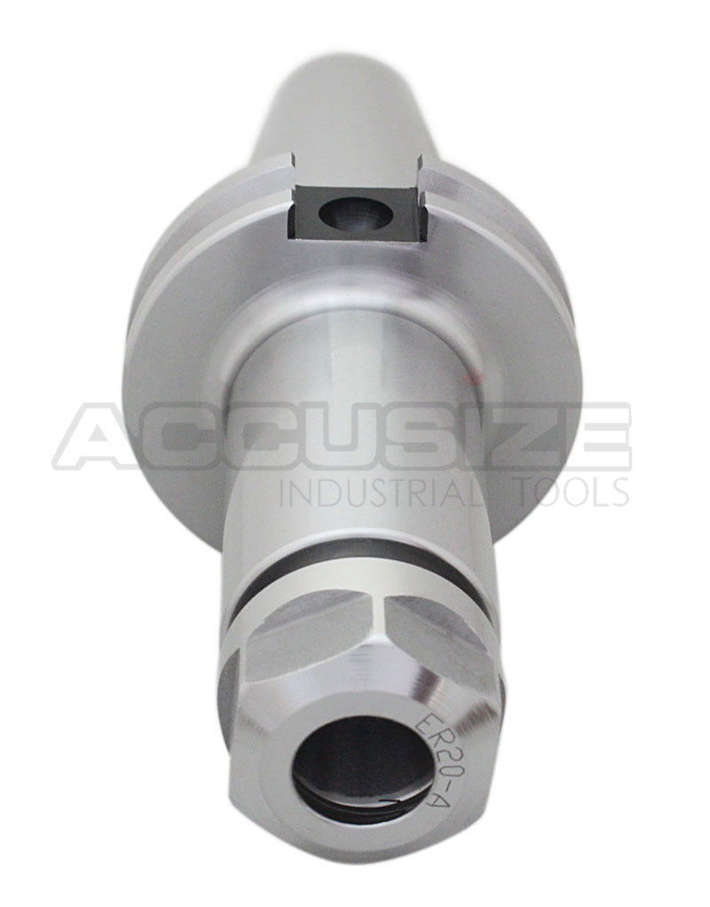 1601-0030x10, 10 Pcs CAT40-ER20 Chucks, V-Flange Collet Chuck with 4'' Gage Length