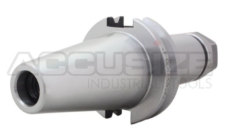 1601-0030x10, 10 Pcs CAT40-ER20 Chucks, V-Flange Collet Chuck with 4'' Gage Length